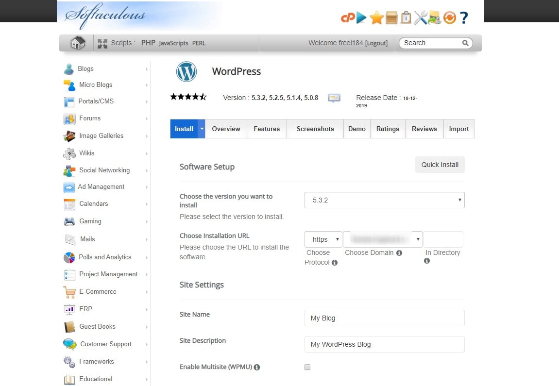 wordpress-one-click-install-2