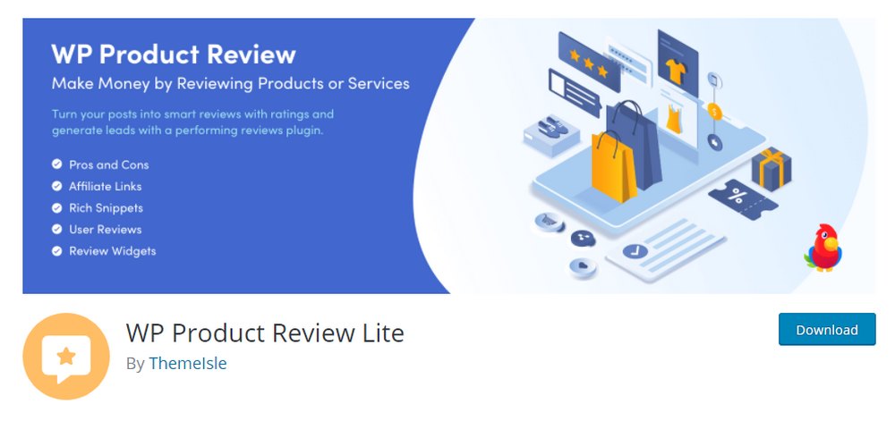 wp product review lite