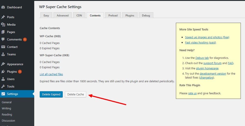 how to clear cache        <h3 class=