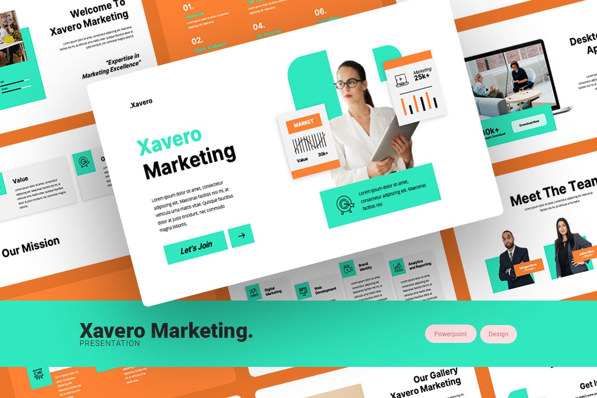 Xavero - Marketing PowerPoint Template