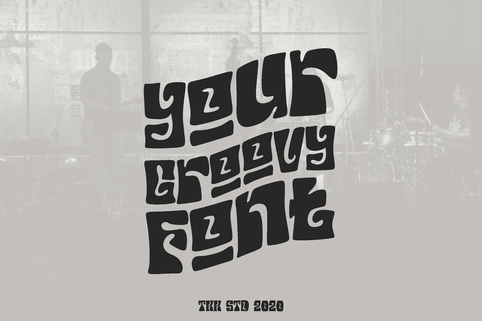 Your Groovy Font Retro Psychedelic